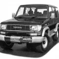 Автомобильные коврики ЭВА (EVA) для Toyota Land Cruiser Prado I правый руль (J70) 1987-1996 