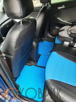 Автомобильные коврики ЭВА (EVA) для Hyundai Solaris I седан 2010-2017 