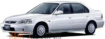 Автомобильные коврики ЭВА (EVA) для Honda Civic Ferio II правый руль (EK) (Седан 4WD) 1995-2000 