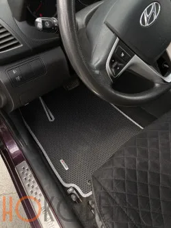 Автомобильные коврики ЭВА (EVA) для Hyundai Solaris I седан 2010-2017 