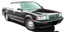 Toyota Crown VIII правый руль седан  (C130 2-й рестайлинг) 1991-1999